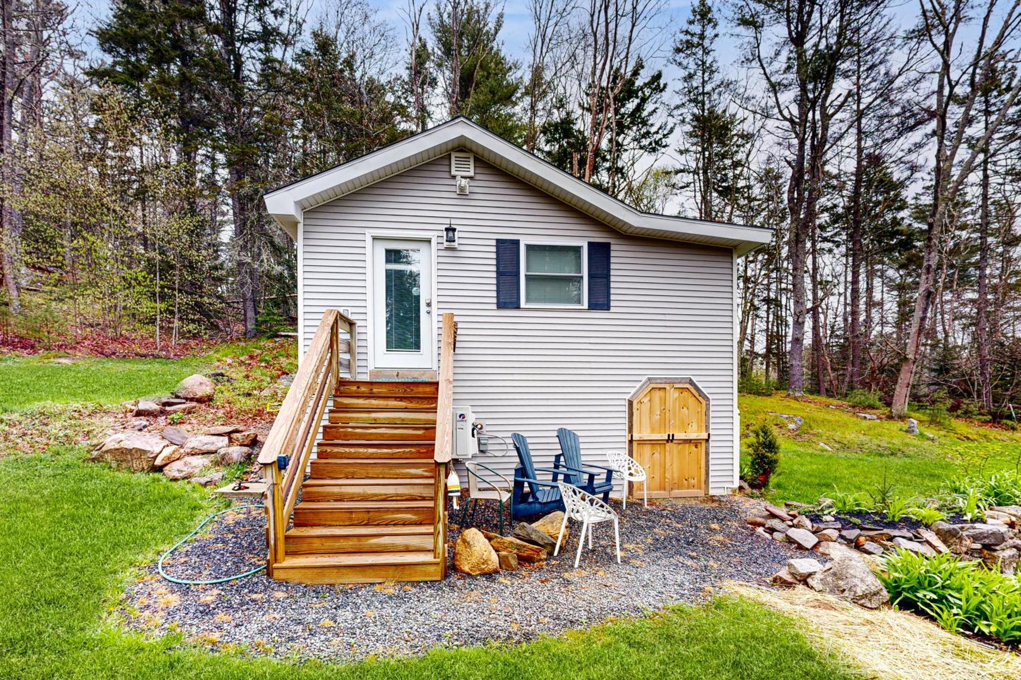 Little Cottage In The Woods Boothbay Harbor Exteriör bild